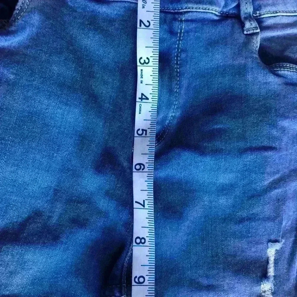 Denim and Co Stretchy Distressed jeans Sz 14 - Picture 5 of 5